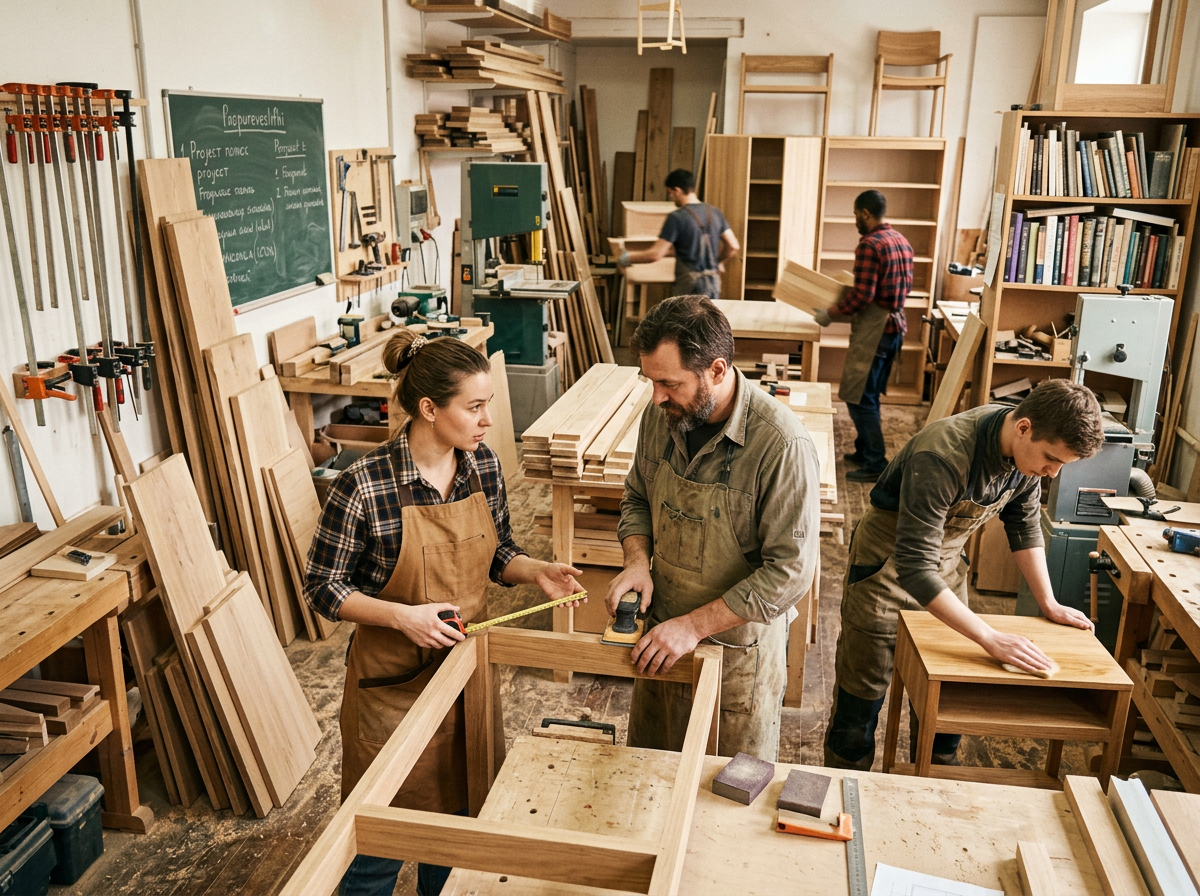 Мастерская Getpureveslifhi — создание мебели из натуральных материалов